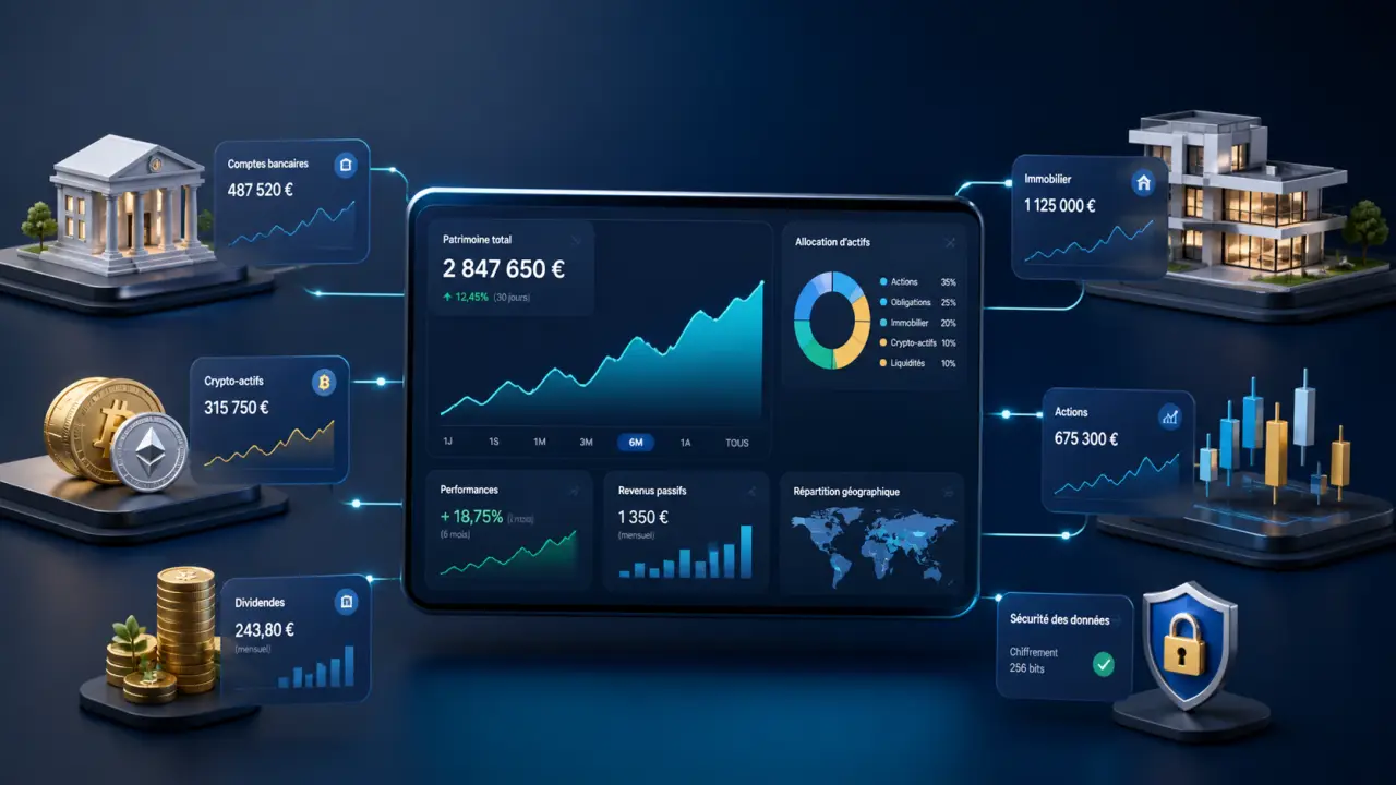 Tableau de bord patrimoine multi-actifs Objectif Capital