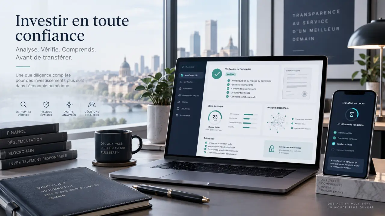 Une société d’investissement crypto fiable se vérifie avant le premier virement