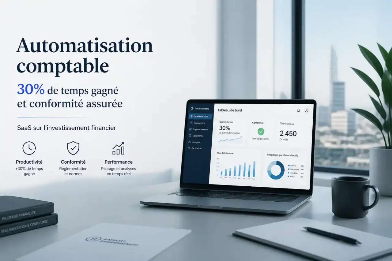 Automatisation comptable : 30% de temps gagné et conformité assurée